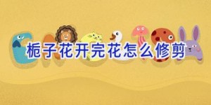 栀子花开完花怎么修剪