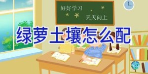 绿萝土壤怎么配