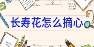 长寿花怎么摘心