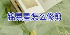 锦晃星怎么修剪