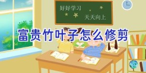 富贵竹叶子怎么修剪