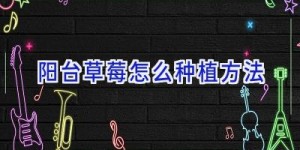 阳台草莓怎么种植方法