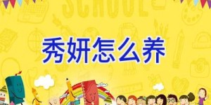 秀妍怎么养