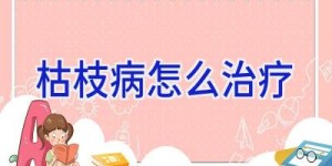 枯枝病怎么治疗