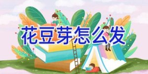 花豆芽怎么发