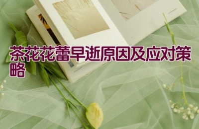 茶花花蕾早逝原因及应对策略