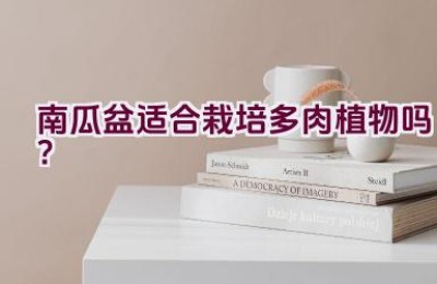 南瓜盆适合栽培多肉植物吗？