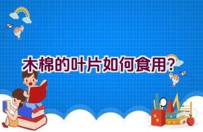 木棉的叶片如何食用？