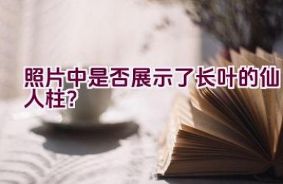 照片中是否展示了长叶的仙人柱？