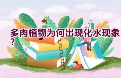多肉植物为何出现化水现象？