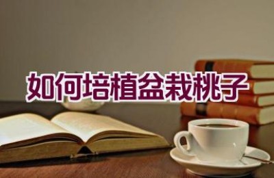 如何培植盆栽桃子