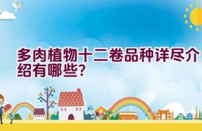 多肉植物十二卷品种详尽介绍有哪些？