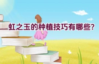 虹之玉的种植技巧有哪些？