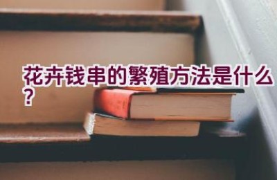 花卉钱串的繁殖方法是什么？