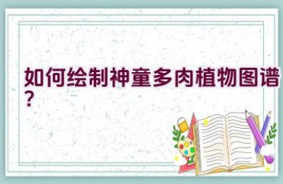 如何绘制神童多肉植物图谱？