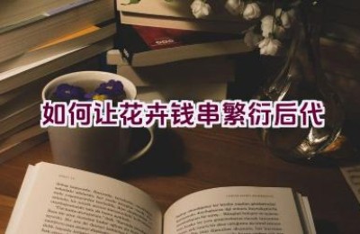 如何让花卉钱串繁衍后代