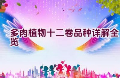 多肉植物十二卷品种详解全览