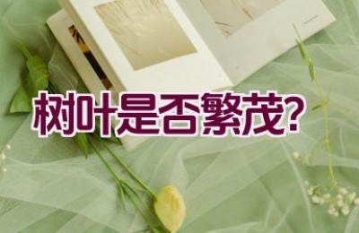 树叶是否繁茂？