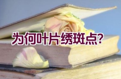 为何叶片绣斑点？