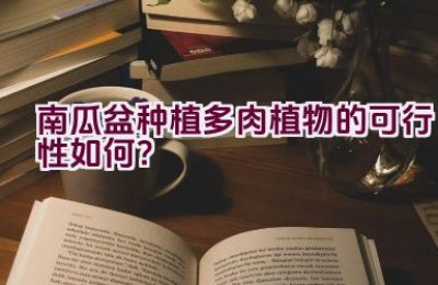 南瓜盆种植多肉植物的可行性如何？