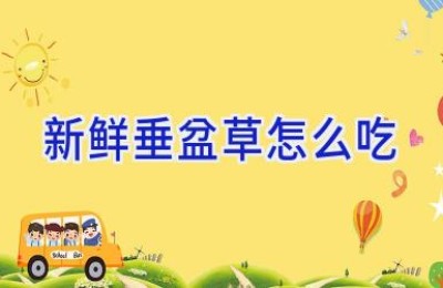 新鲜垂盆草怎么吃