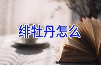 绯牡丹怎么