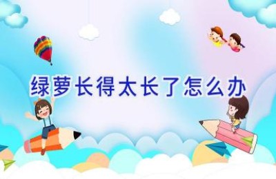 绿萝长得太长了怎么办