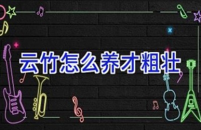 云竹怎么养才粗壮