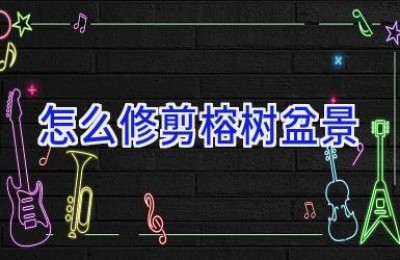 怎么修剪榕树盆景