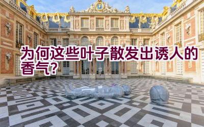 为何这些叶子散发出诱人的香气?插图 为何这些叶子散发出诱人的香气?插图