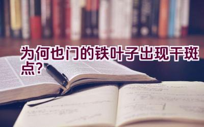 “为何也门的铁叶子出现干斑点?”插图 “为何也门的铁叶子出现干斑点?”插图