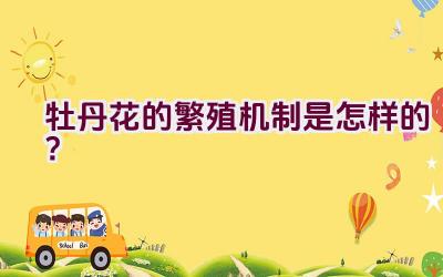 牡丹花的繁殖机制是怎样的?插图 牡丹花的繁殖机制是怎样的?插图