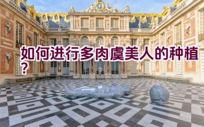 如何进行多肉虞美人的种植?插图 如何进行多肉虞美人的种植?插图