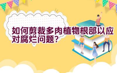 如何剪裁多肉植物根部以应对腐烂问题？插图