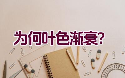 为何叶色渐衰?插图 为何叶色渐衰?插图