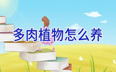 多肉植物怎么养插图 多肉植物怎么养插图