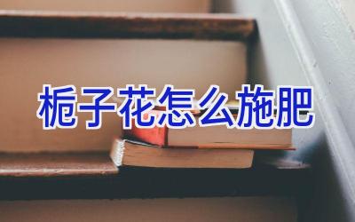 栀子花怎么施肥插图