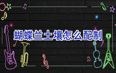 蝴蝶兰土壤怎么配制插图