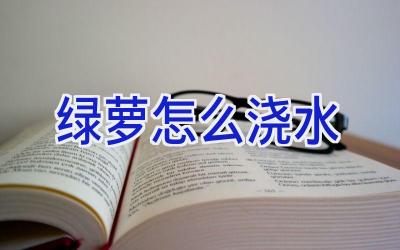 绿萝怎么浇水插图 绿萝怎么浇水插图