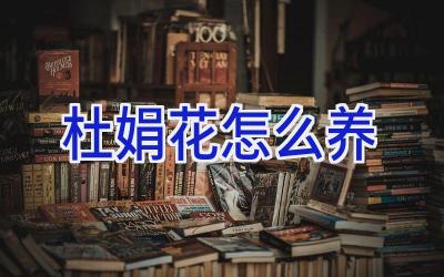 杜娟花怎么养插图 杜娟花怎么养插图