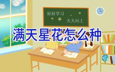 满天星花怎么种插图 满天星花怎么种插图