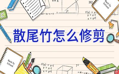 散尾竹怎么修剪插图 散尾竹怎么修剪插图