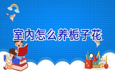 室内怎么养栀子花插图 室内怎么养栀子花插图