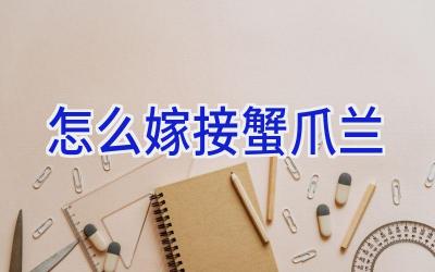 怎么嫁接蟹爪兰插图 怎么嫁接蟹爪兰插图