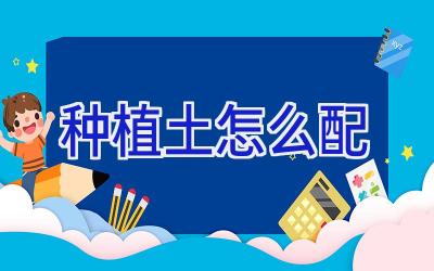 种植土怎么配插图 种植土怎么配插图