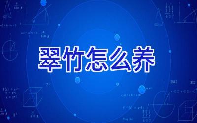 翠竹怎么养插图 翠竹怎么养插图