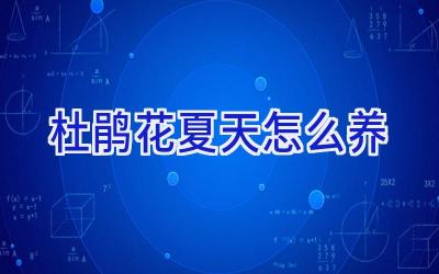 杜鹃花夏天怎么养插图 杜鹃花夏天怎么养插图