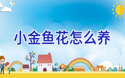 小金鱼花怎么养插图 小金鱼花怎么养插图
