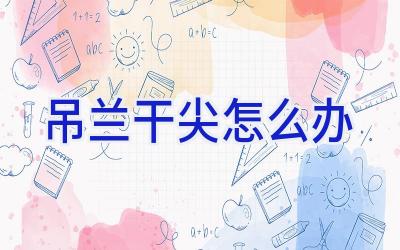 吊兰干尖怎么办插图 吊兰干尖怎么办插图