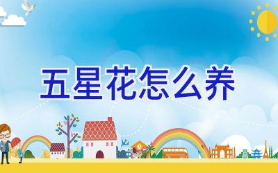 五星花怎么养插图 五星花怎么养插图